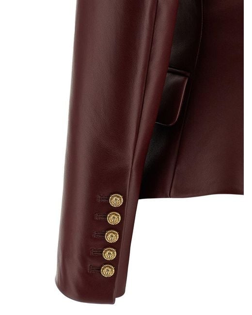Balmain Brown '6 Bottoni' Blazer
