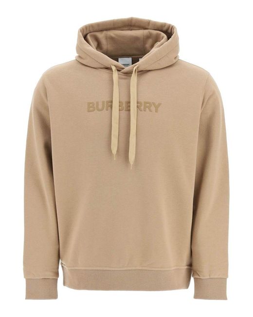 Burberry Natural Logo Print Ansdell Hoodie for men