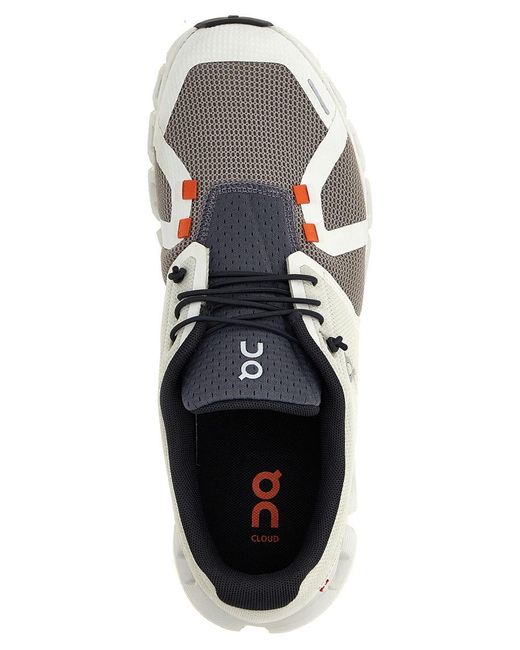 On Shoes White 'Cloud 5 Push' Sneakers for men