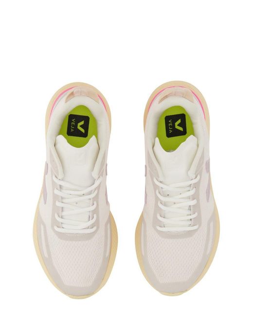 Veja White Sneaker With Logo