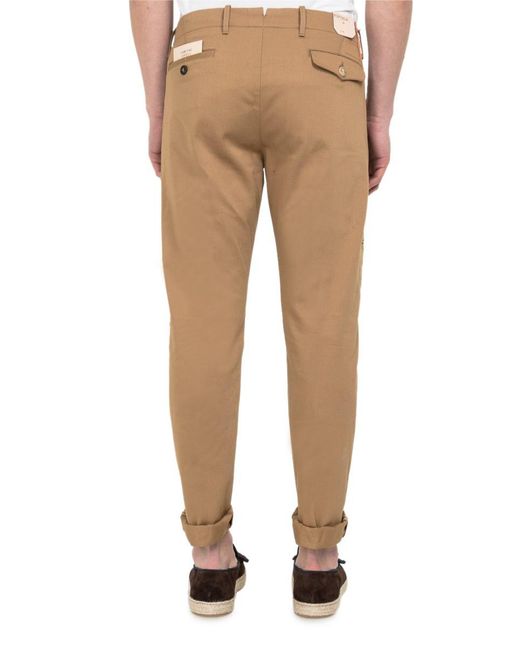 Fortela Natural Pants With New Darts And Archival Buttons for men