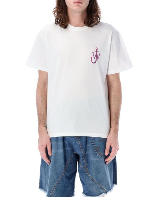 J.W. Anderson White Naturally Sweet T-Shirt for men
