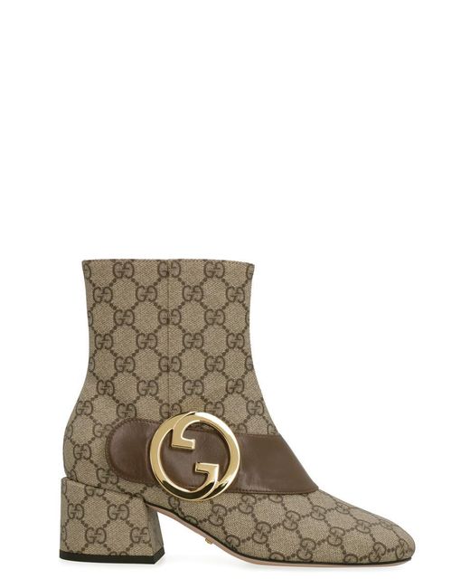 Gucci Brown Blondie Ankle Boot