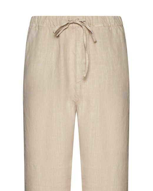 120% Lino Natural Trousers for men