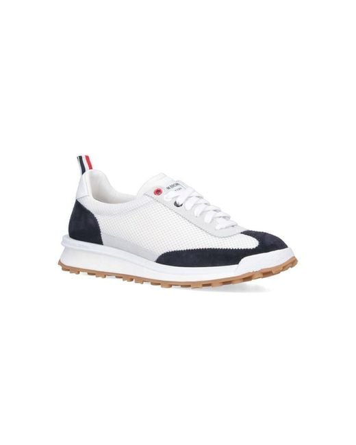 Thom Browne White "tech Runner" Sneakers for men