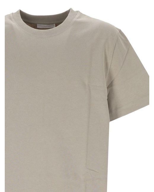 Helmut Lang Gray T-Shirt With Logo for men