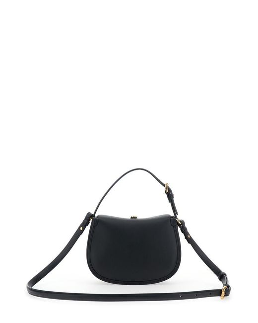 Etro Black 'Pony Mini' Crossbody Bag With Removable Shoulder Strap And Belt With Buckle On The Front
