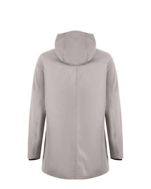 K-Way Gray 3-Layer Nylon Jacket for men