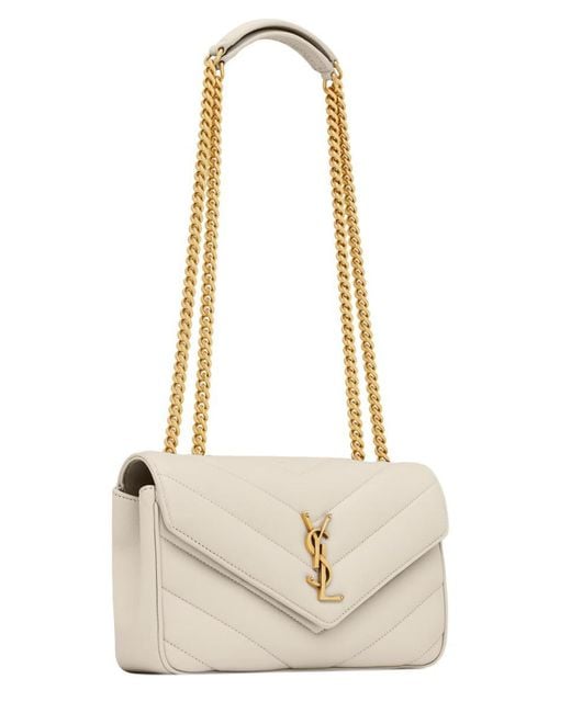 Saint Laurent Natural Bag "loulou" Small