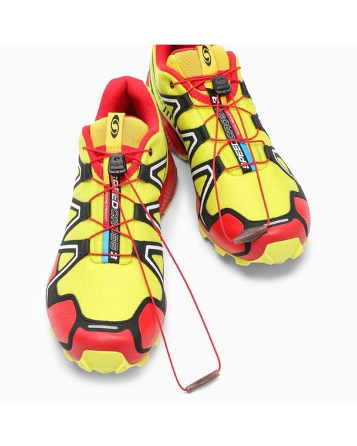 Salomon Green Sneakers Speedcross 3 Sulphur Spring/High Risk for men