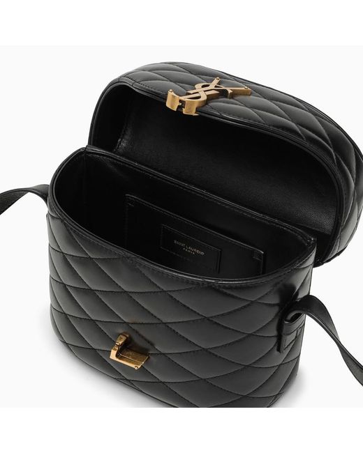 Saint Laurent Black Box Bag June Quilted