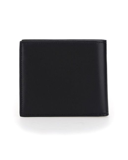 Saint Laurent Black Tiny Cassandre Wallet for men