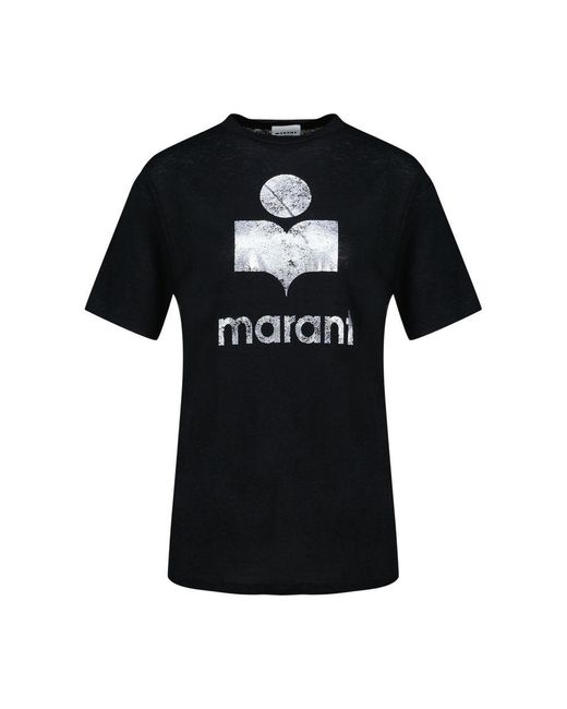 Isabel Marant Black Zewel Gz T-Shirt