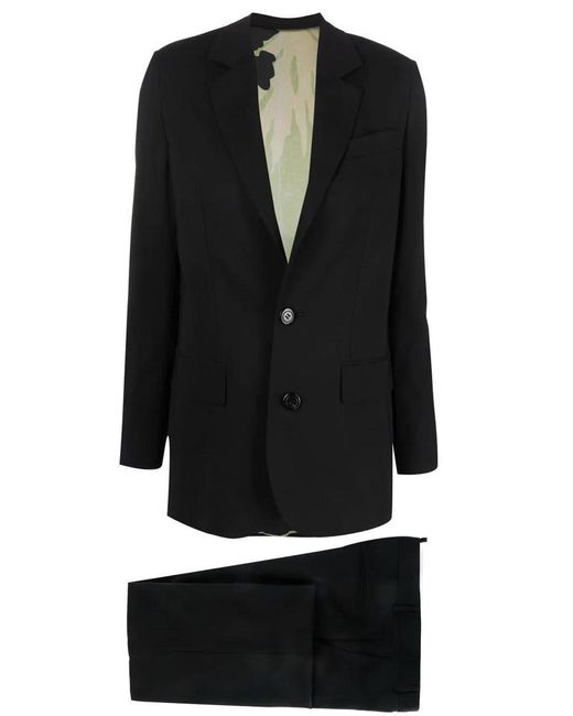 DSquared² Black Wide-leg Two-piece Suit