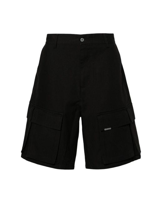Represent Black Shorts for men