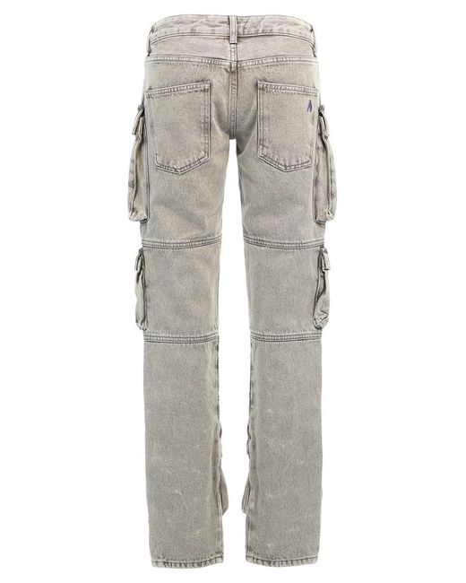 The Attico Gray 'Essie' Jeans