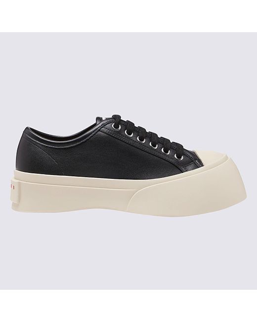 Marni Black Leather Pablo Sneakers