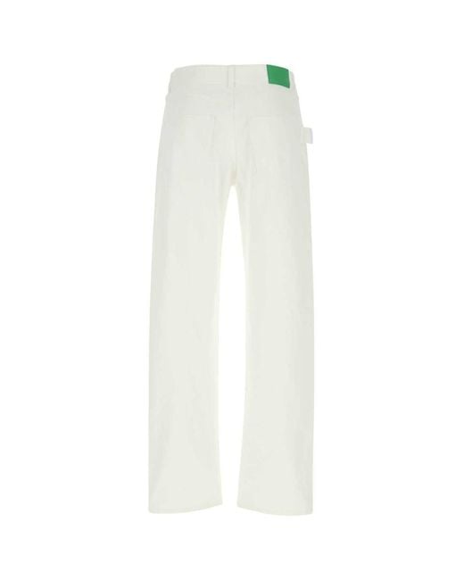 Bottega Veneta White Denim Jeans for men