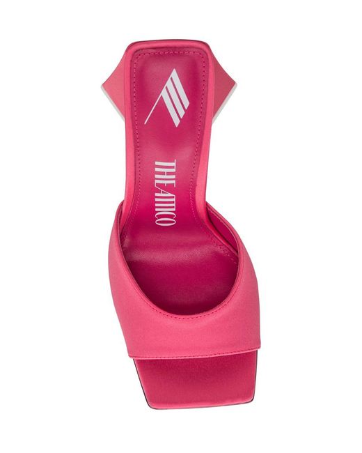 The Attico Pink Devon Sandal Mule