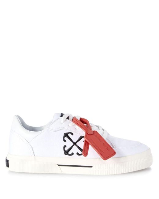 Off-White c/o Virgil Abloh Pink Off- Low Vulcanized Canvas Sneakers