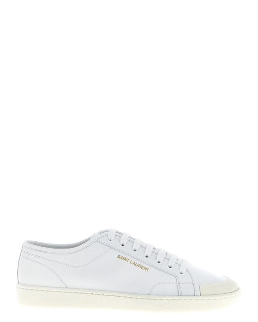 Saint Laurent White 'gym' Sneakers for men