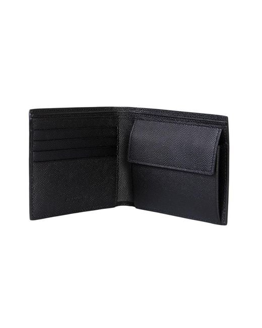 Saint Laurent Black Portafoglio East/west for men
