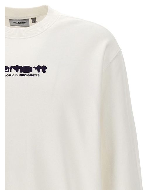 Carhartt White Ink Bleed Sweatshirt for men