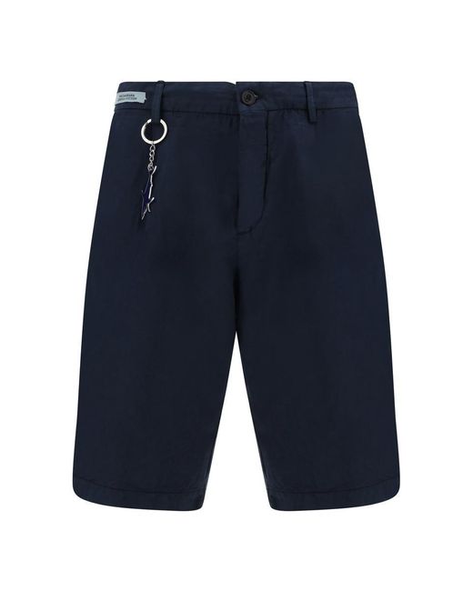 Paul & Shark Blue Bermuda Shorts for men