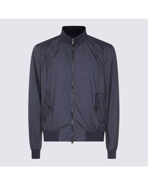 Add Blue Casual Jacket for men
