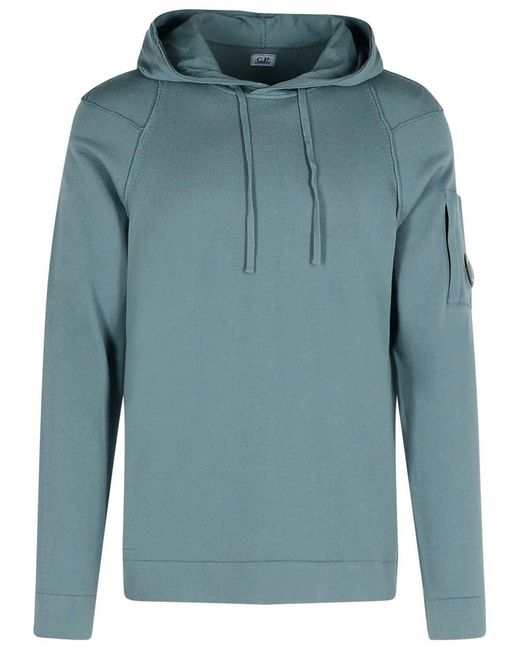 C P Company Blue Lens' Light Cotton Sweatshirt for men