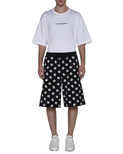 Dolce & Gabbana Black Shorts for men