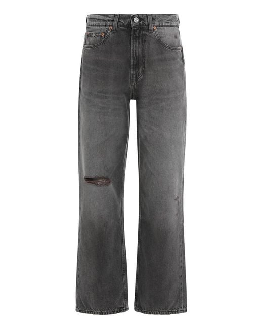 Our Legacy Gray Straight Jeans Third Cut for men