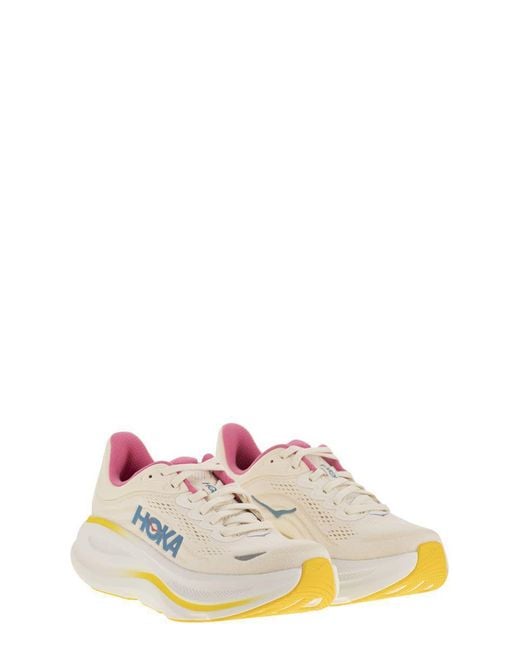 Hoka One One White Bondi 9