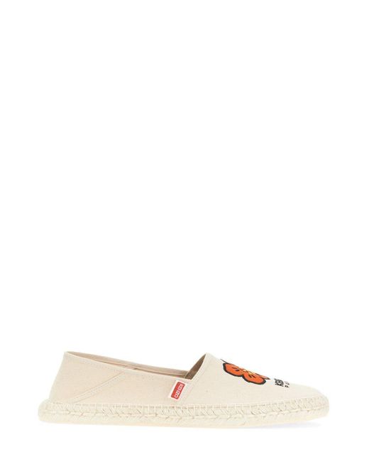 KENZO Natural Espadrille With Logo