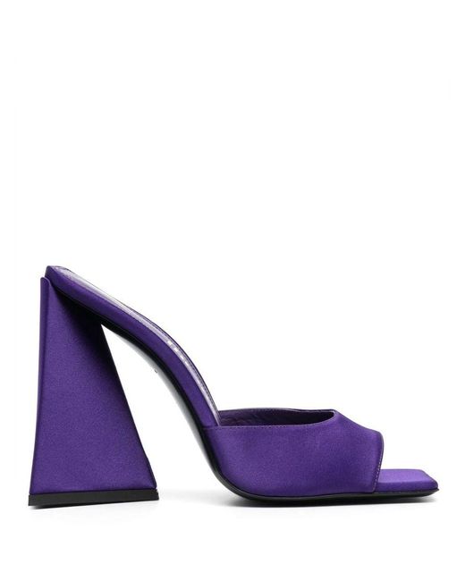 The Attico Purple Flat Shoes