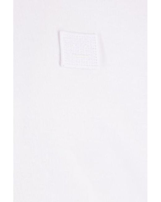 Acne White T-Shirts And Polos for men