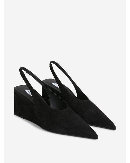 Alaïa Black Ante Slingbacks