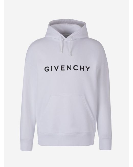 Givenchy Gray Archetype Hooded Sweatshirt for men