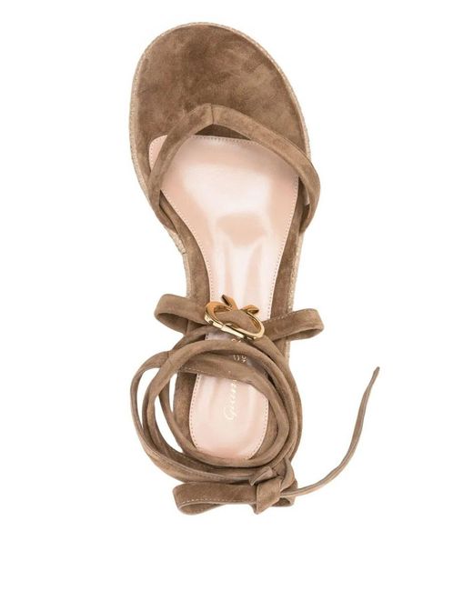 Gianvito Rossi Natural Flat Sandal