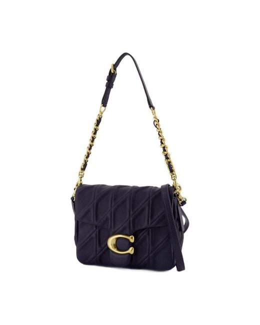 COACH Blue Times Square Tabby Shoulder Bag