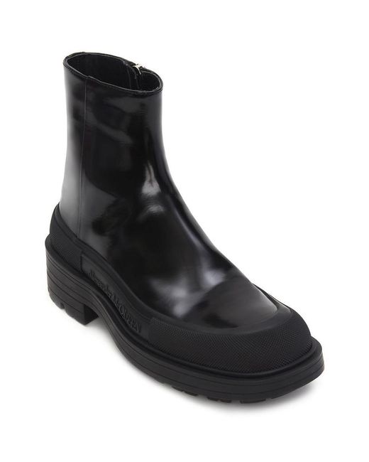 Alexander McQueen Black Ankle Boots for men