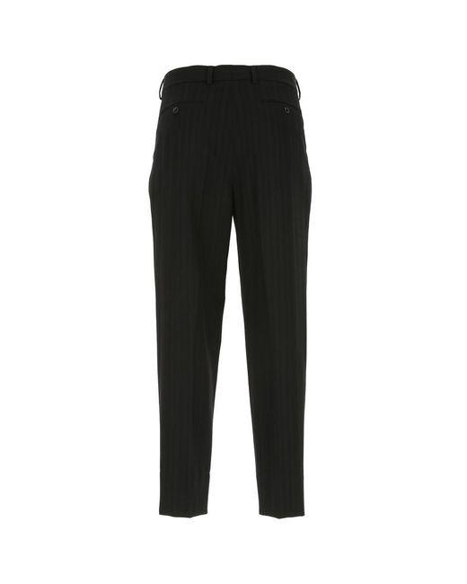 Saint Laurent Black Pantalone-50 for men