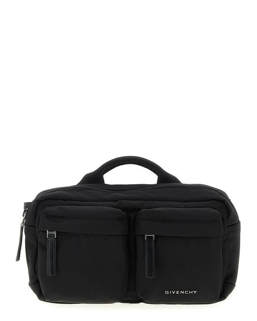 Givenchy Black 'Essential U' Fanny Pack for men