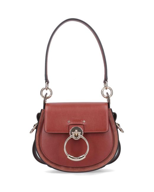 Chloé Red Tess Small Shoulder Bag