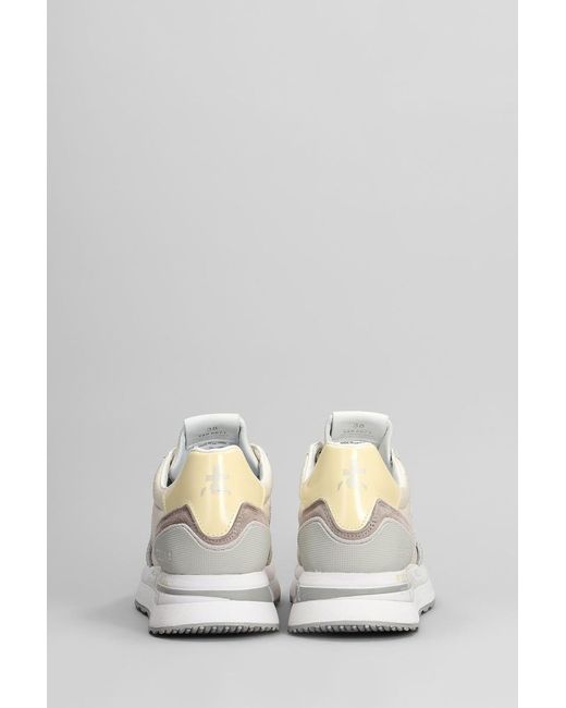 Premiata White Conny Sneakers