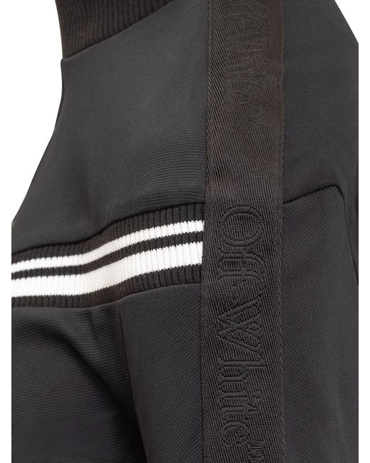 Off-White c/o Virgil Abloh Black Sports Top With Logo Bands