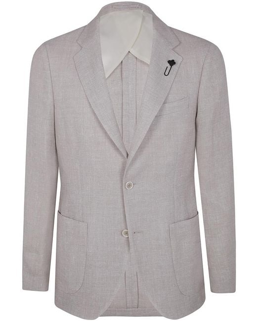 Lardini Gray Iconic Jacket for men