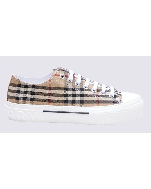 Burberry Black Archive Canvas Sneakers for men