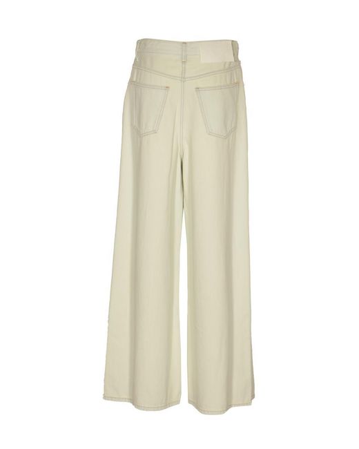 MM6 by Maison Martin Margiela Natural Trousers