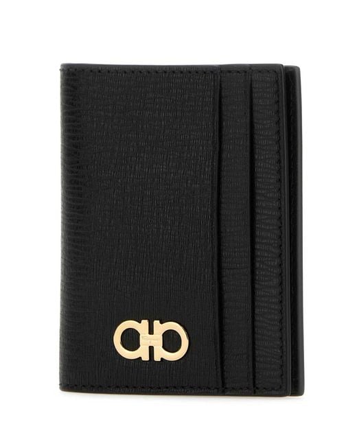 Ferragamo Black Ferragamo Wallets for men